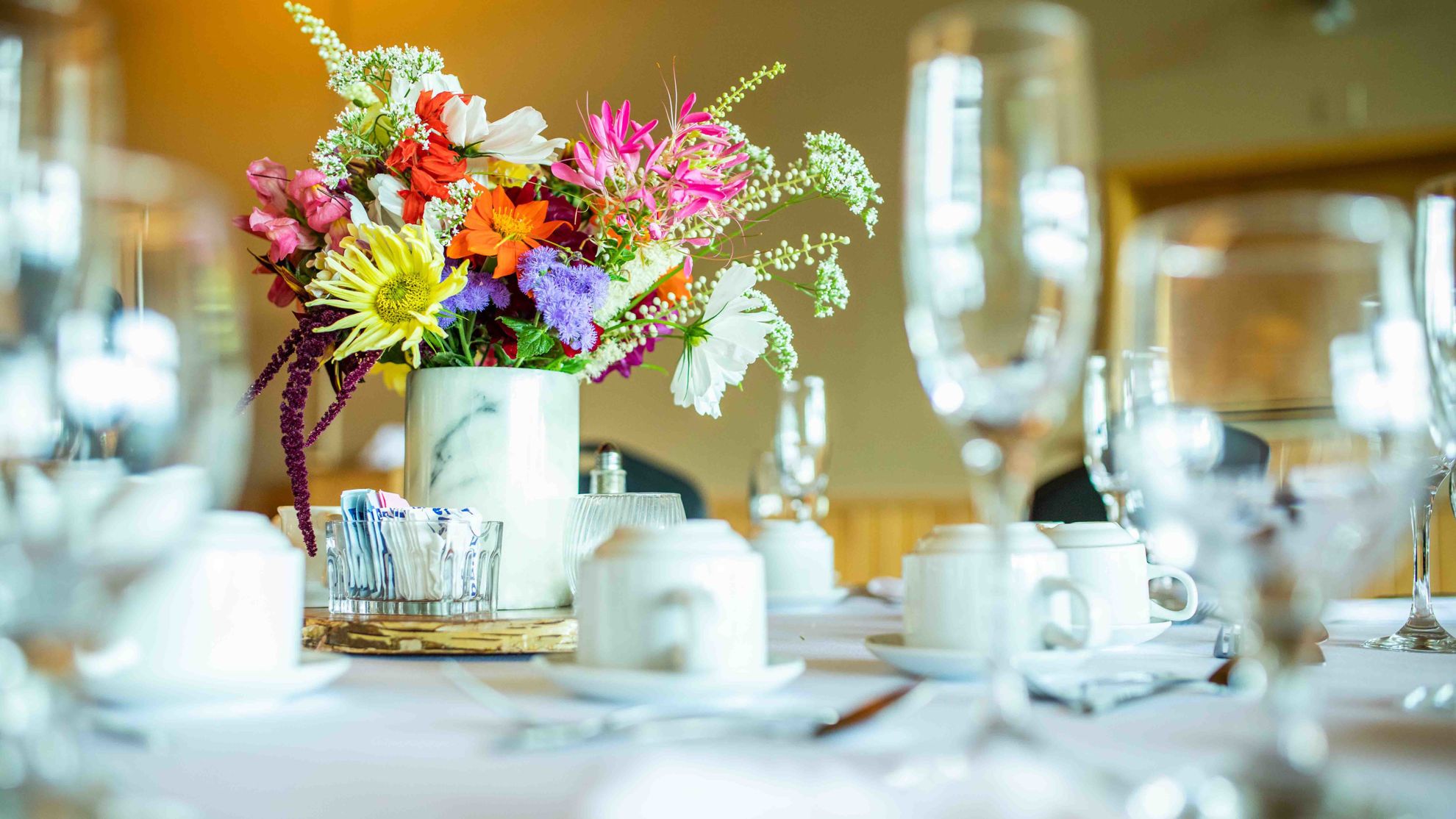 Wedding Tasting Table Setting